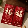Sobres rojos con estampado dorado al por mayor para regalos de dinero de Año Nuevo, diseño universal para la buena fortuna y la prosperidad, en stock
