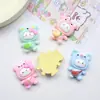 Accesorios de Resina para Manualidades de Dibujos Animados Bolso de Hombro de Frutas Gatito Pegamento de Crema Pasador Hecho a Mano Funda de Teléfono Móvil Hebilla de Zapato Accesorios de Joyería