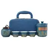 Ventas Directas de Fábrica Set de Té de Viaje Marrón Set de Tazas para Exteriores Regalo de Negocios Souvenir Set de Té de Viaje Portátil