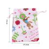 Bolsa de algodón con cordón estampada, pequeña bolsa para el hogar, para viajes, almacenamiento de artículos diversos, bolsa para regalo de Navidad, disponible en stock.