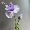 2026 Nuevo Modelo Flor Artificial Iris Grande de Alicia para Decoración de Año Nuevo, Accesorios para Fotos, Flor Falsa de Boda
