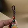 Llavero de Palosanto de Moda con Pintura Colorida, Colgante de Accesorio Creativo, Adorno para Bolso, Adorno Colgante, Regalo