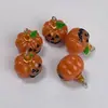 Foto Real Transfronteiriça Halloween Abóbora Brincos Pingente Confortáveis Acessórios Chaveiro Colar de Resina Joias Crânio Estéreo