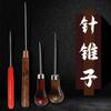 Accesorios para máquinas de coser industriales Punzón con mango de madera Punzón con mango de madera negro Color del hilo Aguja de acero Hilos varios
