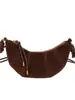 Bolso Bandolera de Moda para Mujer Versátil Bolso Dumpling Nuevo 2025 Retro Cuero Mate Tendencia Popular Bolso de Hombro para Mujer