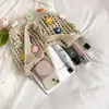 Bolso de Mano de Verano 2026 Nuevo Estilo Ins Bolso de Hilo Teñido a Mano Bolso de Hombro Simple Ligero Bolso de Playa Tejido