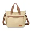 Bolsa Feminina de Grande Capacidade 2026 Nova Moda Bolsa de Lona Versátil Bolsa de Mão para o Dia a Dia Bolsas Transfronteiriças Comércio Exterior