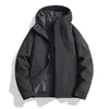 Chaqueta impermeable de plumón estilo Luotuo para mujer tres en uno 2026 nuevo estilo invierno ropa de trabajo exterior se puede imprimir LOGOTIPO