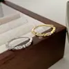 Anillo de Corazón Incrustado con Diamantes de Plata Esterlina S925 para Mujer, Diseño de Nicho Retro Japonés, Sensación de Alta Gama, Popular en Xiaohongshu