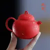 Tetera Pintada a Mano con Salpicaduras Doradas Yue Rui, Tetera Individual Bajo Esmalte para Uso Doméstico, Juego de Té Kung Fu de Alto Valor, Tetera Pequeña de Cerámica