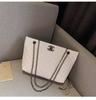 Bolsa nueva de comercio exterior para mujer, moda, bolsa de cadena rombo, gran capacidad, combinable con todo, bolso de mano casual, bolsa de hombro para mujer para ir al trabajo
