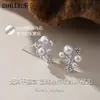 Nuevos Pendientes de Perla Estrella S925 Plata de Ley, Lujo Ligero, Nicho, Gama Alta, Exquisitos, Modernos, Pendientes para Viaje Diario para Mujer