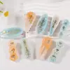 Decoración de Pasador de Gato con Arena Líquida de Resina de Amapola Molde de Epoxi Colgante de Tarjeta de Arena Líquida DIY Molde de Silicona