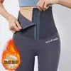 Pantalones de Terciopelo Tiburón Talla Grande para Mujer Ropa Exterior Primavera y Otoño Pantalones Base Nuevo Estilo 2026 Talla Grande para Chicas Gorditas Cintura Alta Control de Abdomen Levanta Glúteos Pantalones de Yoga