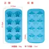 Molde Creativo de Silicona 8 Forma de Diamante Rallador de Hielo Casero Caja Ralladora de Hielo Bolsillo de Hielo Triturador Molde para Pastel