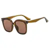 Gafas de Sol de Moda Estilo Coreano para Mujer, Gama Alta, Cara Grande, Aspecto Adelgazante, Gafas de Sol Anti-UV con Logo Personalizado
