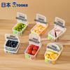 Lonchera Portátil Estilo Japonés para Frutas, Caja de Snacks Portátil para Estudiantes en Movimiento, Caja para Picnic de Salida de Primavera, Caja Conservadora de Frescura
