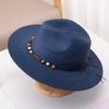 Sombrero para Mujer Primavera y Verano Sombrero de Pescador Protección Solar Sombrero de Paja Fresco Sombrero para el Sol Versión Coreana Ajustable Viaje Ala Ancha Sombrero de Playa
