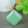 Natural Dongling jade nada marca pingente atacado pão verde marca masculino e feminino gota de água jade pingente fornecimento ao vivo