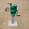 Prensa de ruedas pequeña, máquina de prensado de codos de chapa de hierro galvanizado, máquina eléctrica de engatillado de lámina de aluminio, máquina de rodillos, máquina formadora de nervaduras