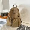 Mochila Estilo Novo 2025 Feminina Leve Viagem Esportiva Mochila Estudante Ensino Fundamental Impermeável Tecido de Nylon Mochila Escolar
