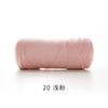 Ruyiniao Hilo de 2 mm Hebra Redonda Hilo de Algodón Hueco Tejido a Mano DIY Material para Bolsas Hilo Grosor Medio Bola de Lana Crochet