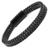Pulsera Nueva Estilo Europeo y Americano Simple Acero de Titanio Pulsera para Hombre Transfronteriza Creativa Geométrica Cadena Positiva y Negativa Pulsera de Acero Inoxidable