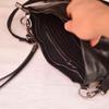 Clutch para hombre, bolso de negocios, bolso bandolera, bolso mensajero, bolso de mano moderno de cuero curtido vegetal, cuero para hombre, clutch de cuero