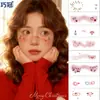 Pegatina de Maquillaje Navideño Pegatina de Tatuaje Impermeable Larga Duración Hombres Mujeres Niños Pegatina de Decoración Navideña Pegatina de Atmósfera para la Cara