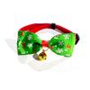 Moño de Lazo Transfronterizo Cuello Campana Serie Navideña Collar para Mascotas Accesorios para Gatos Edición Limitada de Navidad