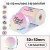 Etiqueta térmica é compatível com papel térmico adesivo gradiente arco-íris Phomemo M110/M220/M221
