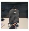 Mochila Bolso de Mujer 2024 Otoño Nuevo Estilo Coreano Moda Viajero Commuter Compras Retro Estampado Mochila Distintiva