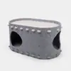 Nido de Gato de Fieltro, Rascador para Gatos, Casa para Gatos de una Pieza Resistente al Desgaste y que no Suelta Pelo, Casa para Gatos, Nido para Mascotas, Nido para Gatos de Doble Capa Engrosado