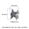 Nuevo S925 Plata Esterlina Retro Doble Cara Soporte de Flores Tapa de Flores Espaciador DIY Espaciador de Pulsera de Cristal Material de Accesorios de Plata