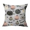Funda de almohada de lino para sofá, dormitorio, serie del Festival de la Cosecha de Otoño, venta transfronteriza, con estampado de una sola cara