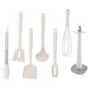 Novo Conjunto de Utensílios de Cozinha de Silicone com 8 Peças Pá de Cozinha Doméstica Resistente a Altas e Baixas Temperaturas Colher de Sopa Utensílios de Cozinha Utensílios de Cozinha Domésticos