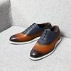 Zapatos Oxford de Moda Pintados a Mano para Hombre, Zapatos Casuales de Cuero de Venta Caliente Europeos y Americanos, Versátiles, Cómodos y Versátiles