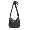 Outono e inverno grande capacidade feminina 2025 nova leve bordado arco plissado ombro bolsa crossbody bolsa de viagem