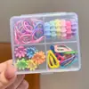 Pinzas y Gomas para el Cabello Especiales para Muñecas de Algodón, Materiales Hechos a Mano para DIY, Alta Elasticidad, Gomas para el Cabello No Dañinas para Muñecas que Lloran