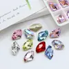 Rinestones para Uñas con Forma de Hacha de Cristal Dongzhou 9x14 Rinestones de Vidrio de Alta Calidad, Rinestones de Forma Irregular, Decoraciones para Uñas, Rinestones Dongzhou con Forma de Hacha