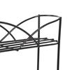 Estante de almacenamiento de condimentos de cocina transfronterizo, estante para especias doméstico multicapa, encimera negro, estante de almacenamiento de especias multifuncional