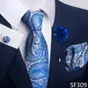 Venta Caliente Transfronteriza para Hombre Negocios Gama Alta Corbata Formal de Bolsillo para Negocios Set de Corbata 8cm Grande Suministro Listo