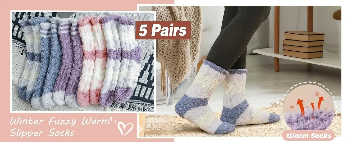women fuzzy socks