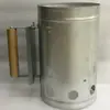 Fogão a Lenha Balde de Carvão Aço Inoxidável Fogão a Carvão Dobrável Acendedor de Fogo Grelha Fogão Portátil de Acampamento Fogão Acendedor de Fogo