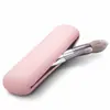 Bolsa de armazenamento multifuncional para esponjas de maquiagem e pincéis, organizador de pincéis de maquiagem portátil, prático para viagens e portátil