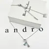 Nuevo Collar Trendy Estilo Ins Fresco de Campana, Cadena para Clavícula de Aleación, Accesorio Versátil para el Cuello para Estudiantes y Personas que Viajan Diariamente