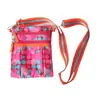 Estilo Coreano Casual Esportivo Tecido Oxford Criptografado Portátil Ombro Mensageiro Bolsa Largura Xadrez Zíper Estampa Senhoras
