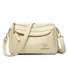 Elegante Bolso Minimalista de Hombro Único para Mujer, Diseño Retro de Cuadros de Diamante, Bolso Versátil para Mamá de Mediana Edad, Bolso Cruzado Tipo Almohada para el Trabajo
