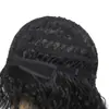 Peruca de Rede Rosa Masculina Transfronteiriça Foto Real Estilo Rock Fofo Cabelo Sintético Longo Cacheado Penteado Masculino Cabelo Longo Cacheado