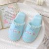 Pantuflas de suelo de madera silenciosas mute interior suave fondo zapatos para casa dormitorio zapatos de otoño e invierno pantuflas de algodón para mujer